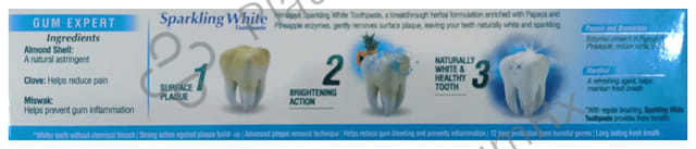 Himalaya Sparkling White Toothpaste 80gm