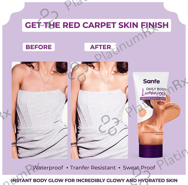 Sanfe Daily Body Luminiser for Women SPF 50 Cream 50gm