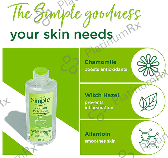 Simple Soothing Facing Toner