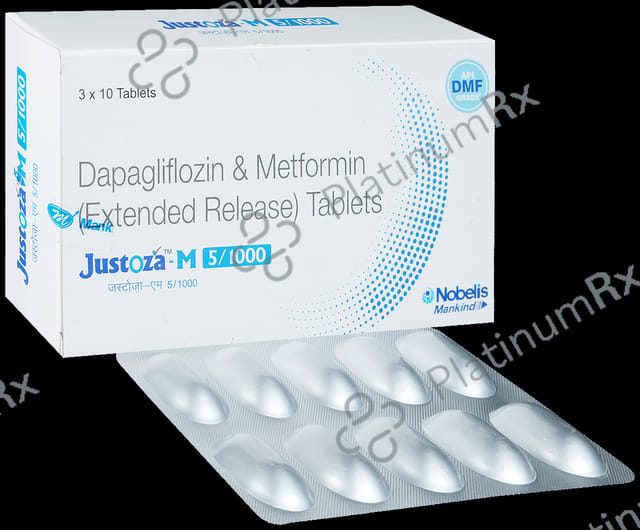 Justoza M 5/1000 Tablet ER 10s