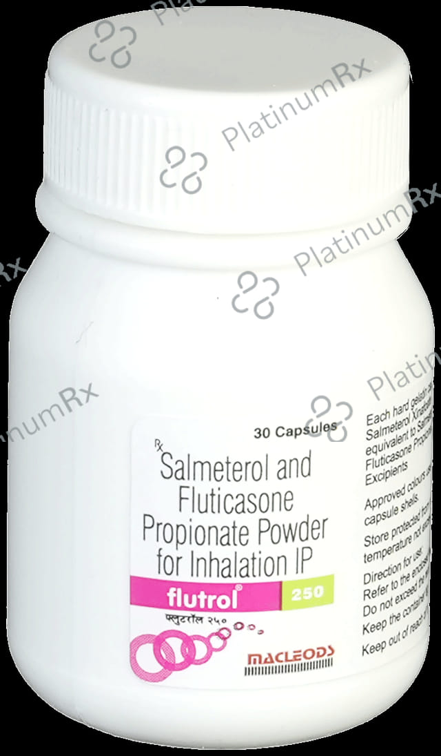 Flutrol 250/50mcg Capsule 30s