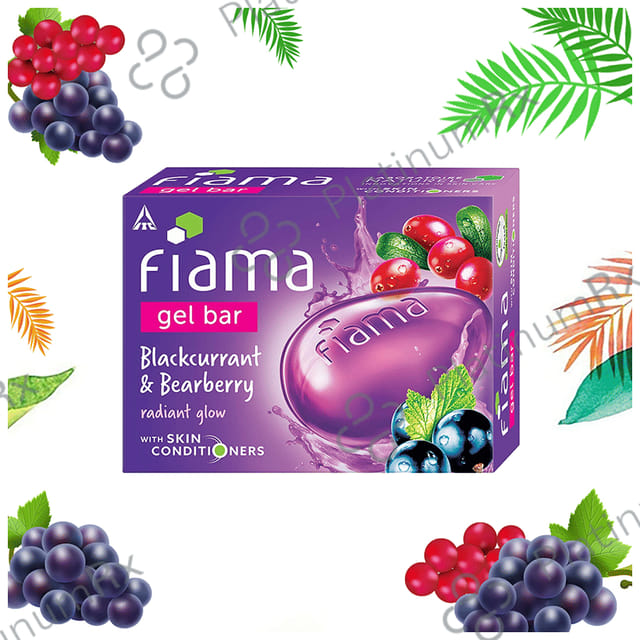 Fiama Blackcurrant & Bearberry Gel Bar (125gm Each)