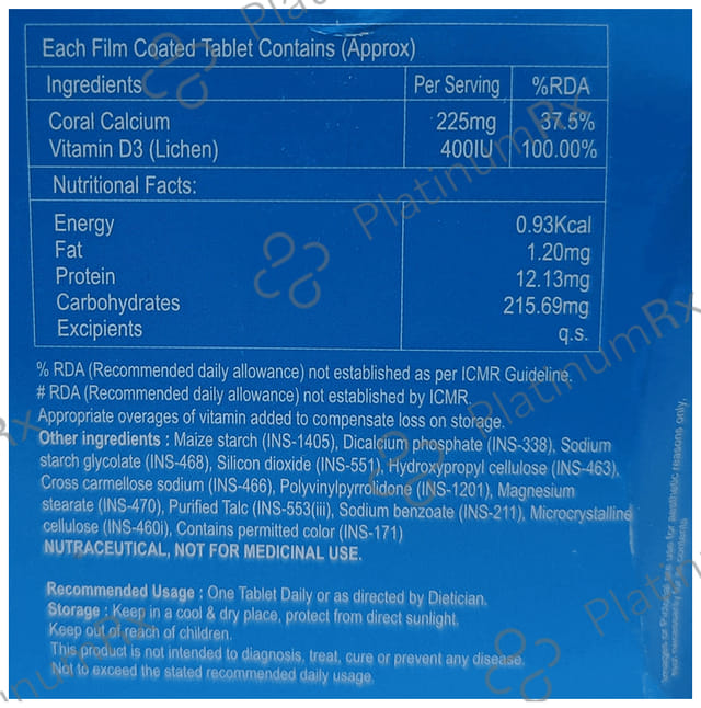 Healing Coral Calcium Tablet 10s