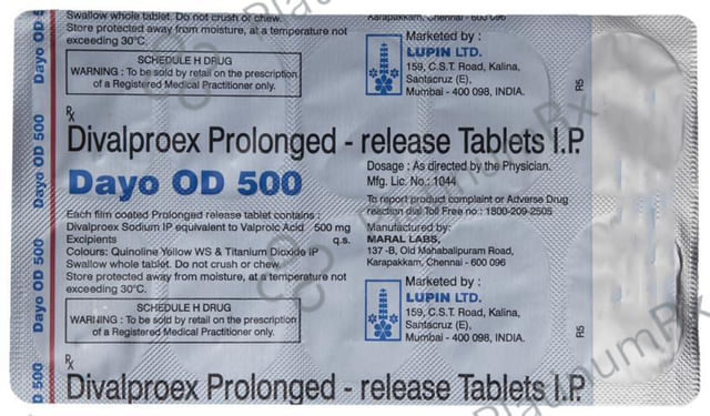 Dayo OD 500mg Tablet PR 10s