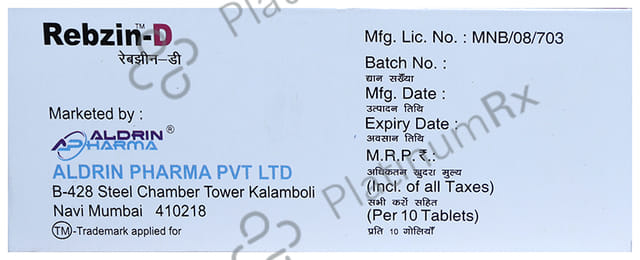 Rebzin D 10mg/20mg Tablet