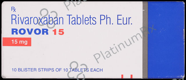 Rovor 15mg Tablet 10s