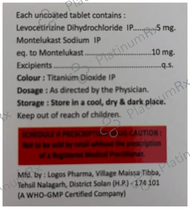 Monjay 5/10mg LC Tablet 10s