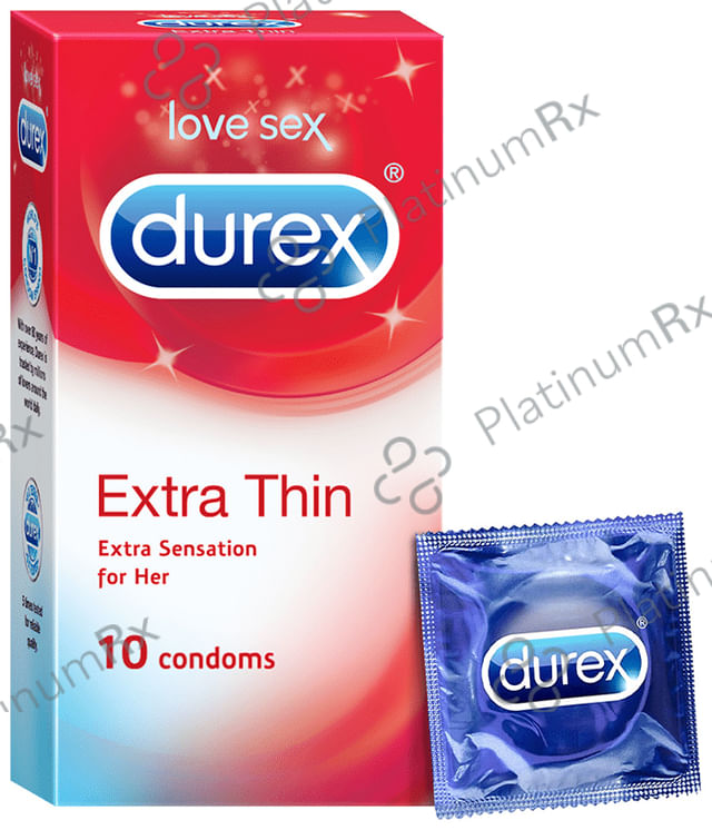 Durex Extra Thin Condom 10s