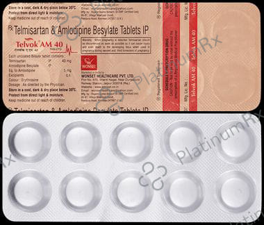 Telvok AM 40mg/5mg Tablet