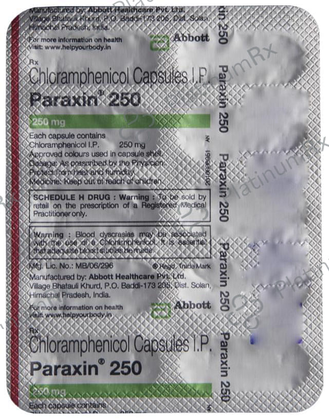 Paraxin 250mg Capsule 10s