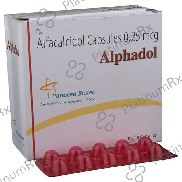 Alphadol 0.25mcg Capsule 10s