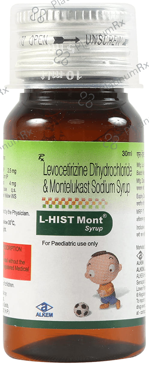 L Hist Mont 5/10mg Syrup 30ml