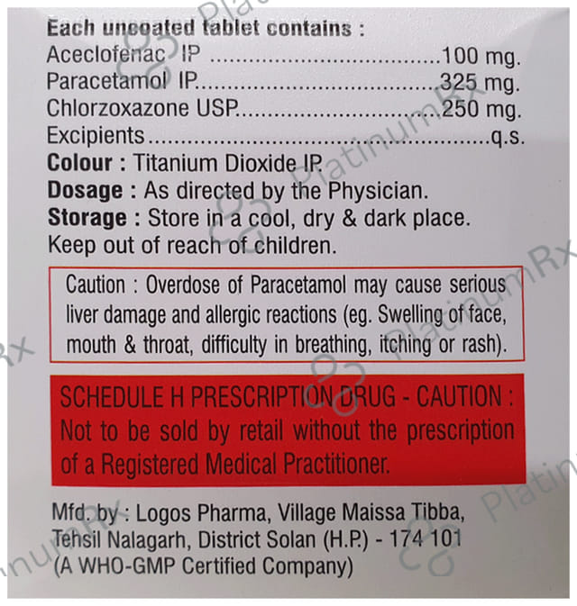 Flezonac MR 100mg/325mg/250mg Tablet 10s