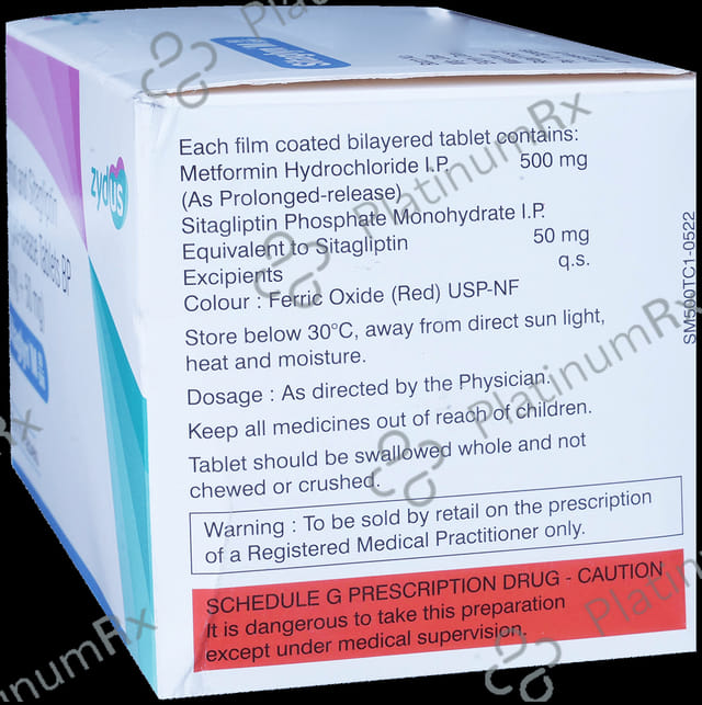 Sitaglyn M 50/500mg Tablet SR 10s