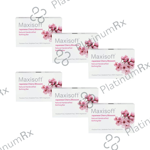 Maxisoft Japanese Cherry Blossom Bathing Bar (75gm Each) 6 units