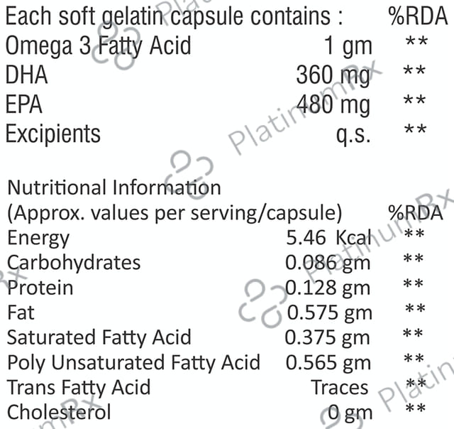Desomega DS Soft Gelatin Capsule 3s