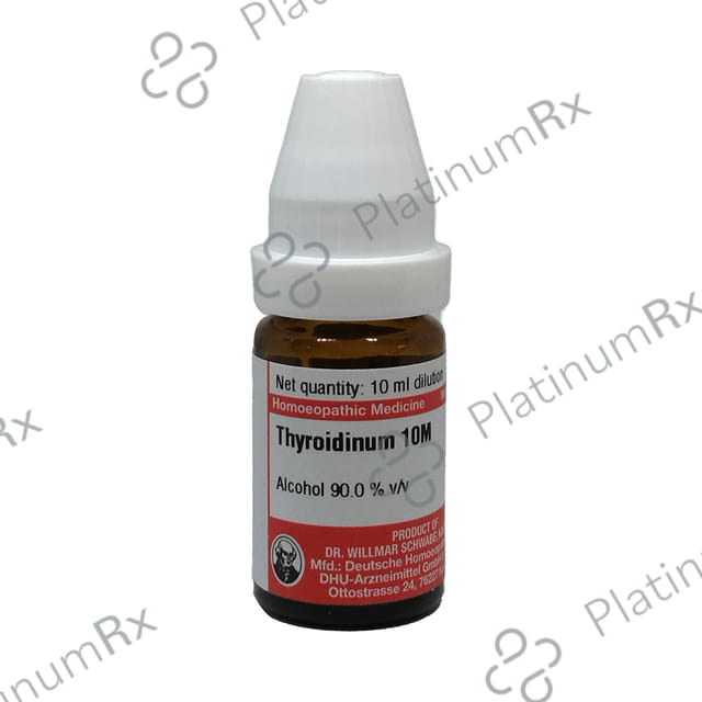 Dr Willmar Schwabe Germany Thyroidinum Dilution 10M