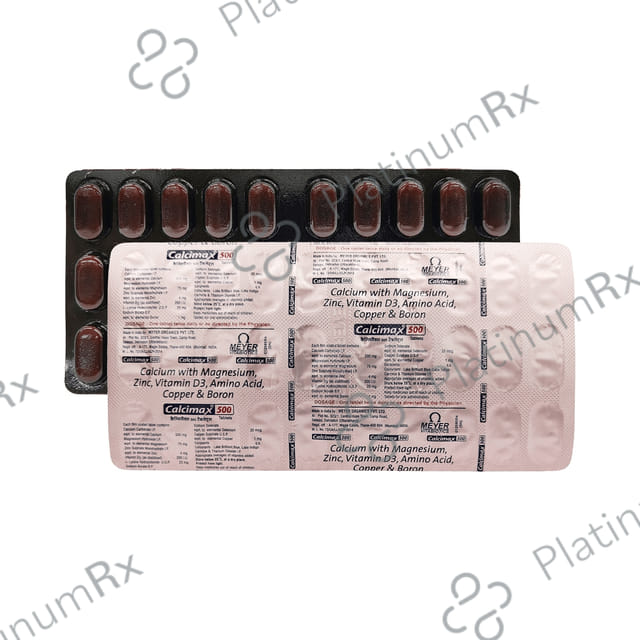 Calcimax Calcium 500 Tablet for Bone Health