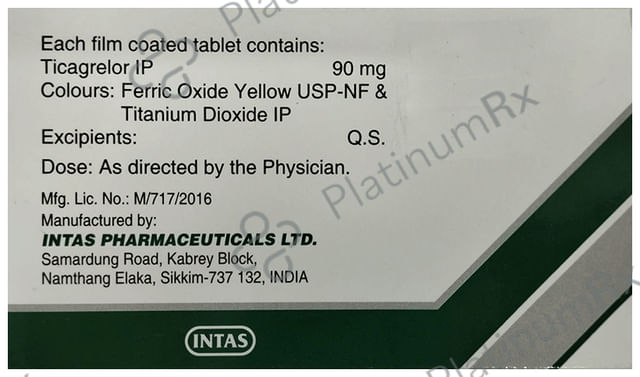 Ticastro 90mg Tablet 10s