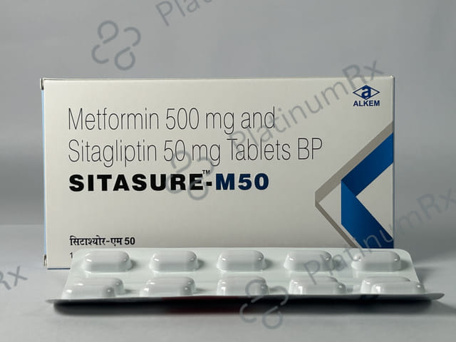Sitasure M 50/500 Tablet 15s