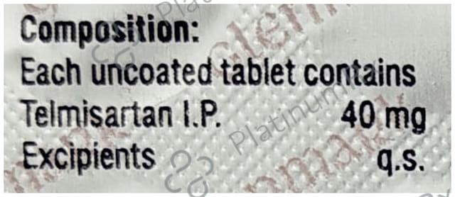 Telma 40mg Tablet 15s