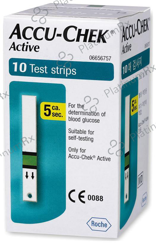 Accu Chek Active Test Strip (Only Strips) 10s
