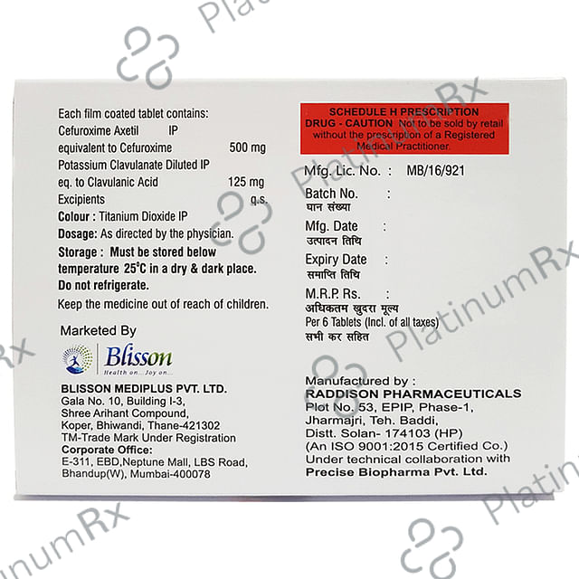 Cefbliss CV Tablet
