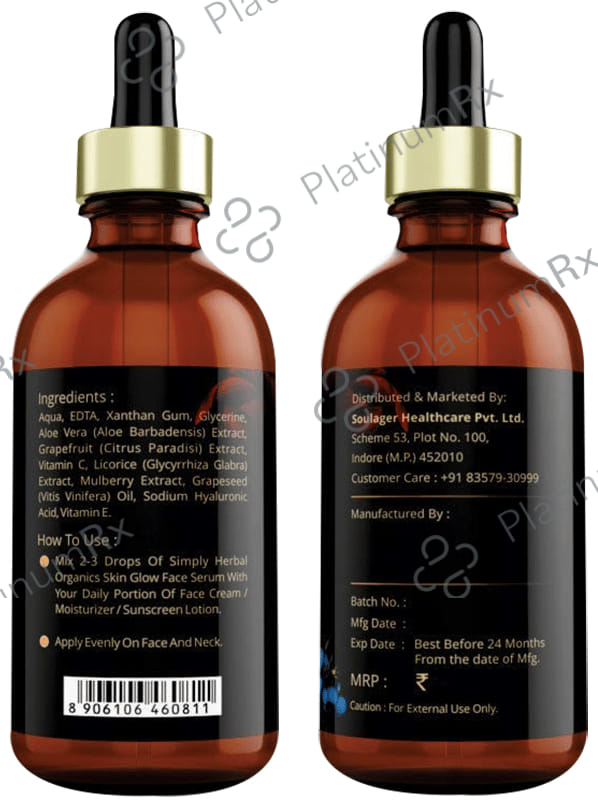 Simply Herbal Organics Vitamin C Hyaluronic Acid Face Serum