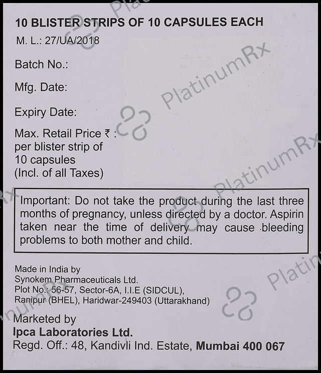 Rxtor Gold 10/75/75mg Capsule 10s