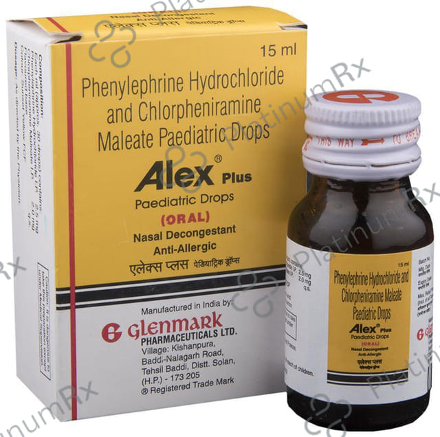 Alex Plus Paediatric 2/2.5mg Oral Drop 15ml