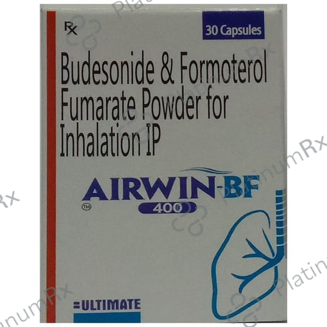 Airwin BF 400/6mcg Capsule 30s