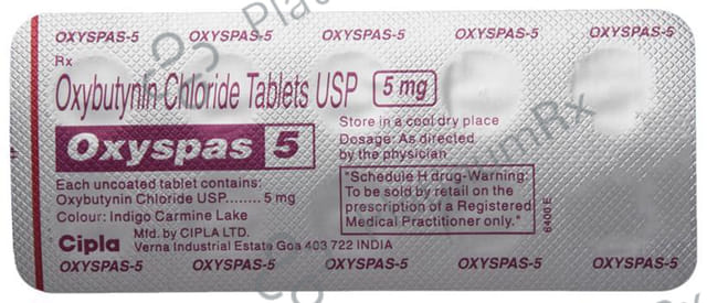 Oxyspas 5mg Tablet 10s