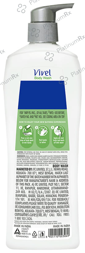 Vivel Neem Oil + Aloe Vera Family Pack Body Wash