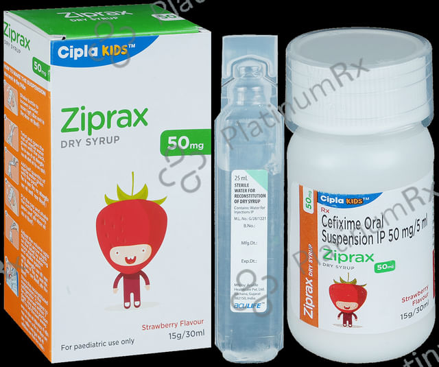 Ziprax 50mg Dry Syrup 30ml