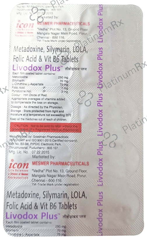 Livodox Plus Tablet 10s