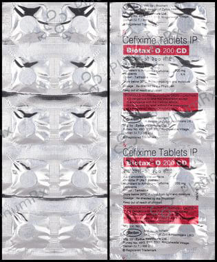 Biotax O 200mg CD Tablet 10s