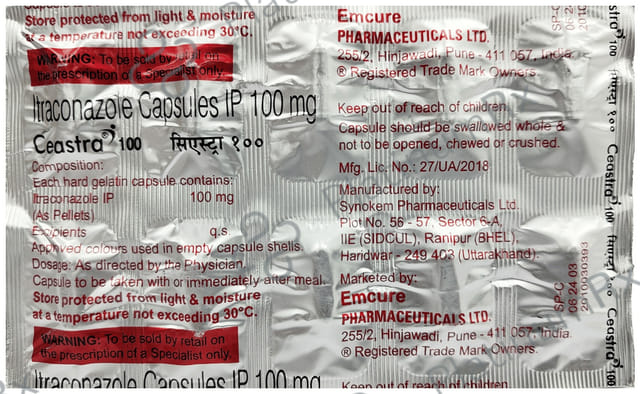 Ceastra 100mg Capsule 10s