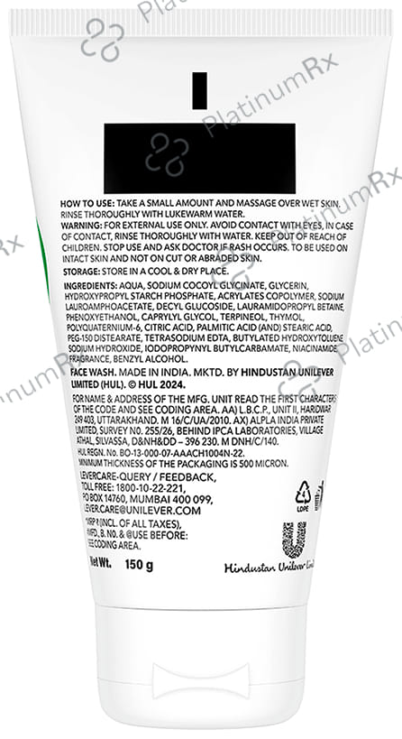 Novology 0.35% Thymol + Terpineol Acne Reduction Cleanser 150ml