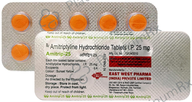 Amitrip 25mg Tablet 10s (East)