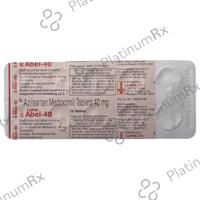 Abel 40mg Tablet 10s