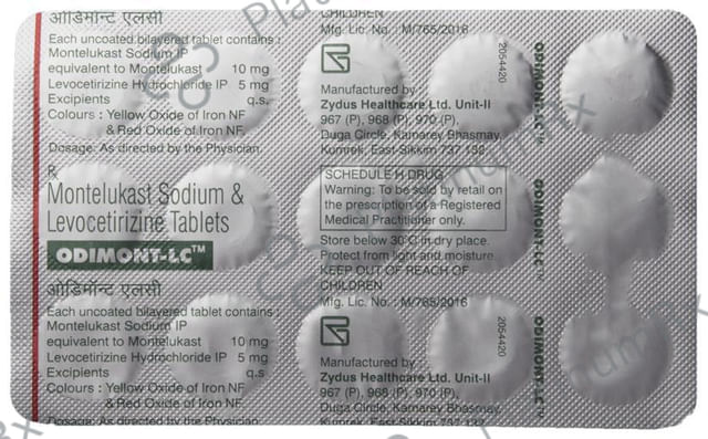 Odimont LC 5/10mg Tablet 15s