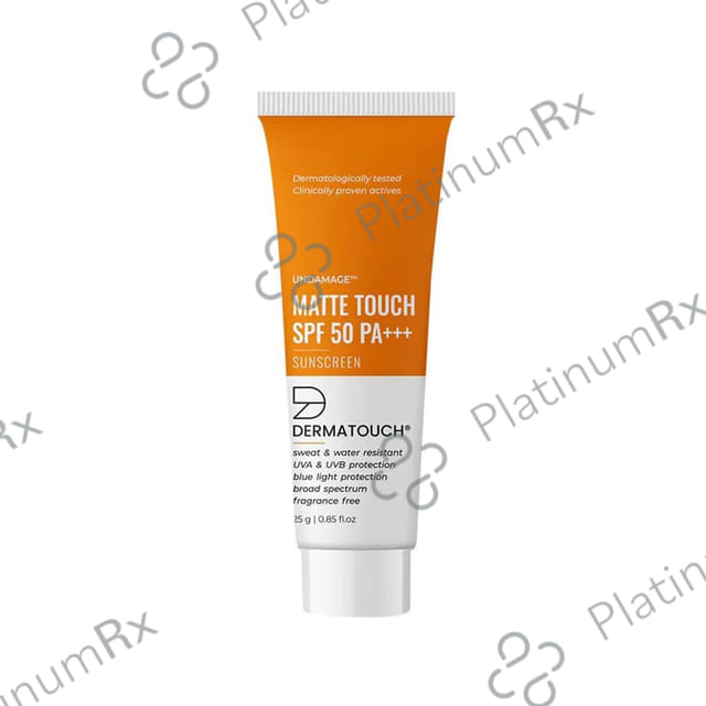 Dermatouch Undamage Matte Touch SPF 50 PA+++ Sunscreen Cream 25gm