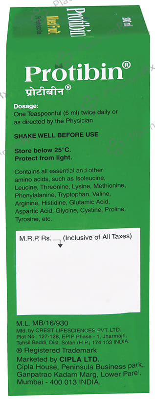 Protibin Syrup 200 Syrup