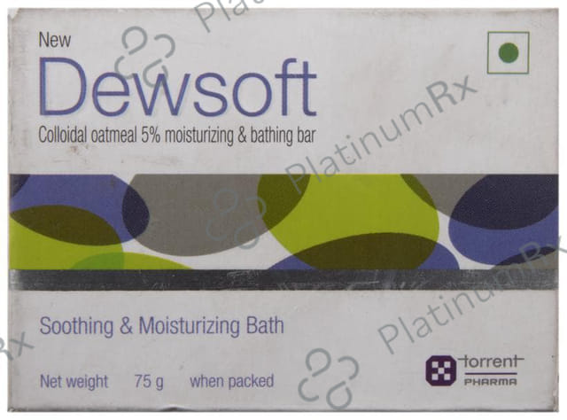New Dewsoft Moisturising Bar 75gm