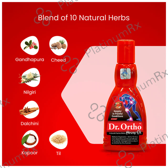 Dr Ortho an Ayurvedic Medicine Strong Oil 120 ml