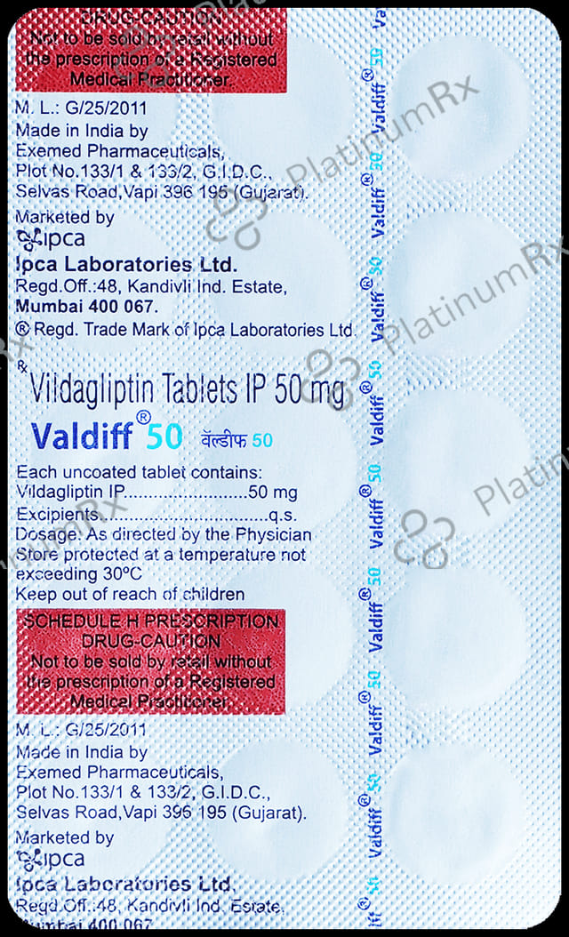 Valdiff 50mg Tablet 15s