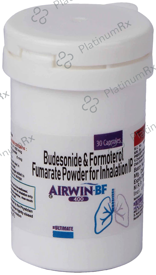 Airwin BF 400/6mcg Capsule 30s