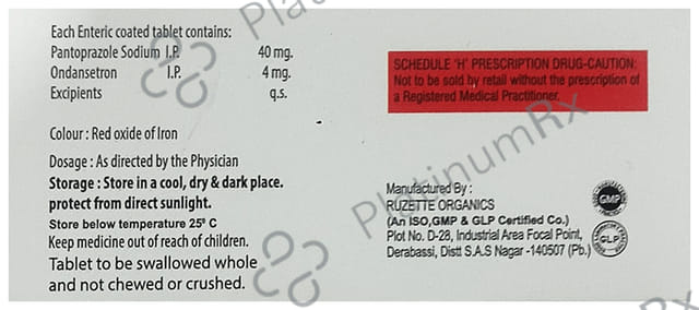 Ondopin 4/40mg Tablet 10s
