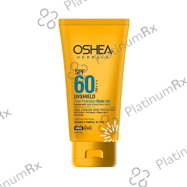 Oshea Herbals Uv Shield Total Protection Matte SPF 60 PA+++ Gel 60gm
