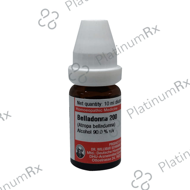 Dr Willmar Schwabe Germany Belladonna Dilution 200